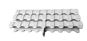 Overlooprooster wit voor bochten