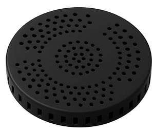 Aanzuig cover zwart met schroef