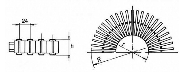 Transversale roostermodule zandkleur roostermodule-transversaal