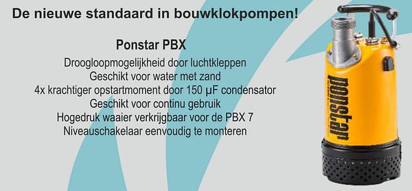 Ponstar PBX4-55022 Bouwklokpomp 2″ Ponstar PBX4-55022 Bouwklokpomp 2″