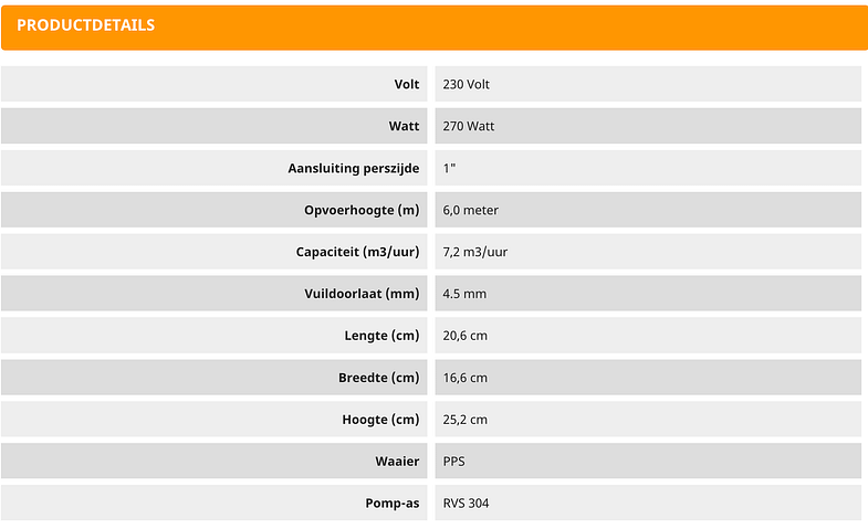 Simaco EGO-300-GI-dompelpomp-met-vlotter Simaco EGO-300-GI-dompelpomp-met-vlotter